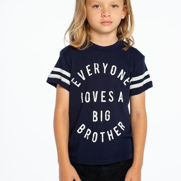 Chaser Shirts & Tops Chaser Kids Everyone Loves A Big Brother Tee Size 6 Tshirt Nwt New With